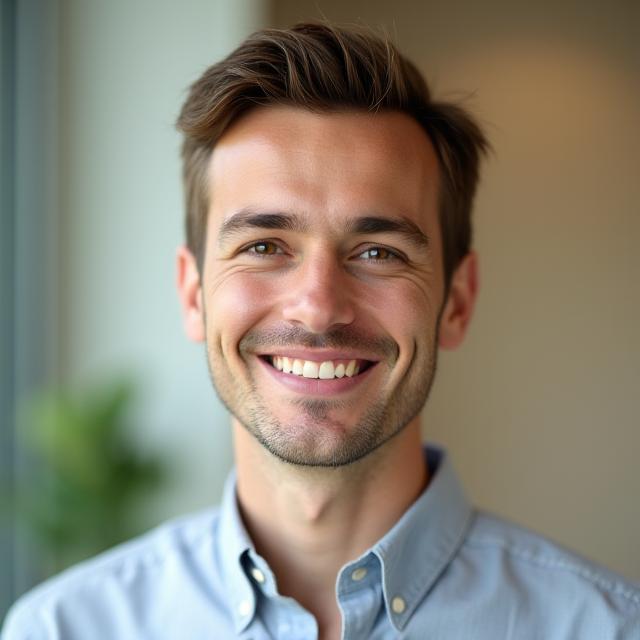 Portrait of Dr. Aaron Kincaid, Registered Dietitian and Nutrition Specialist, with a warm, approachable smile.