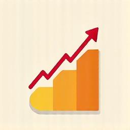 Icon representing data tracking and progress celebration.