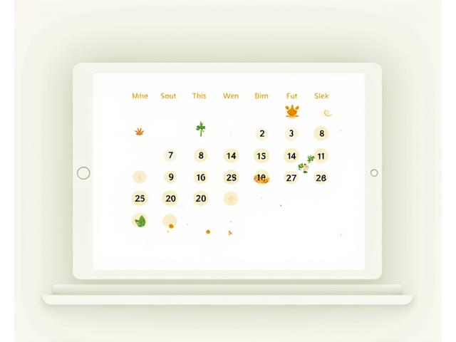 Digital calendar graphic highlighting various monthly wellness challenges with icons for nutrition, fitness, and mindfulness.