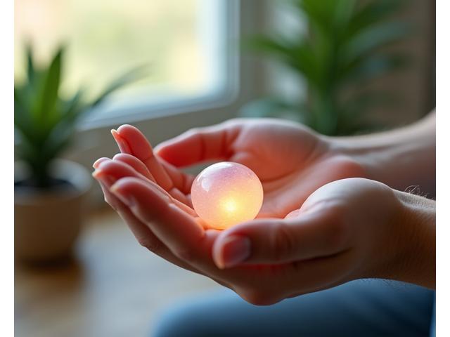A person engaging in mindful meditation with a comfortable cushion and gentle light, representing stress management.